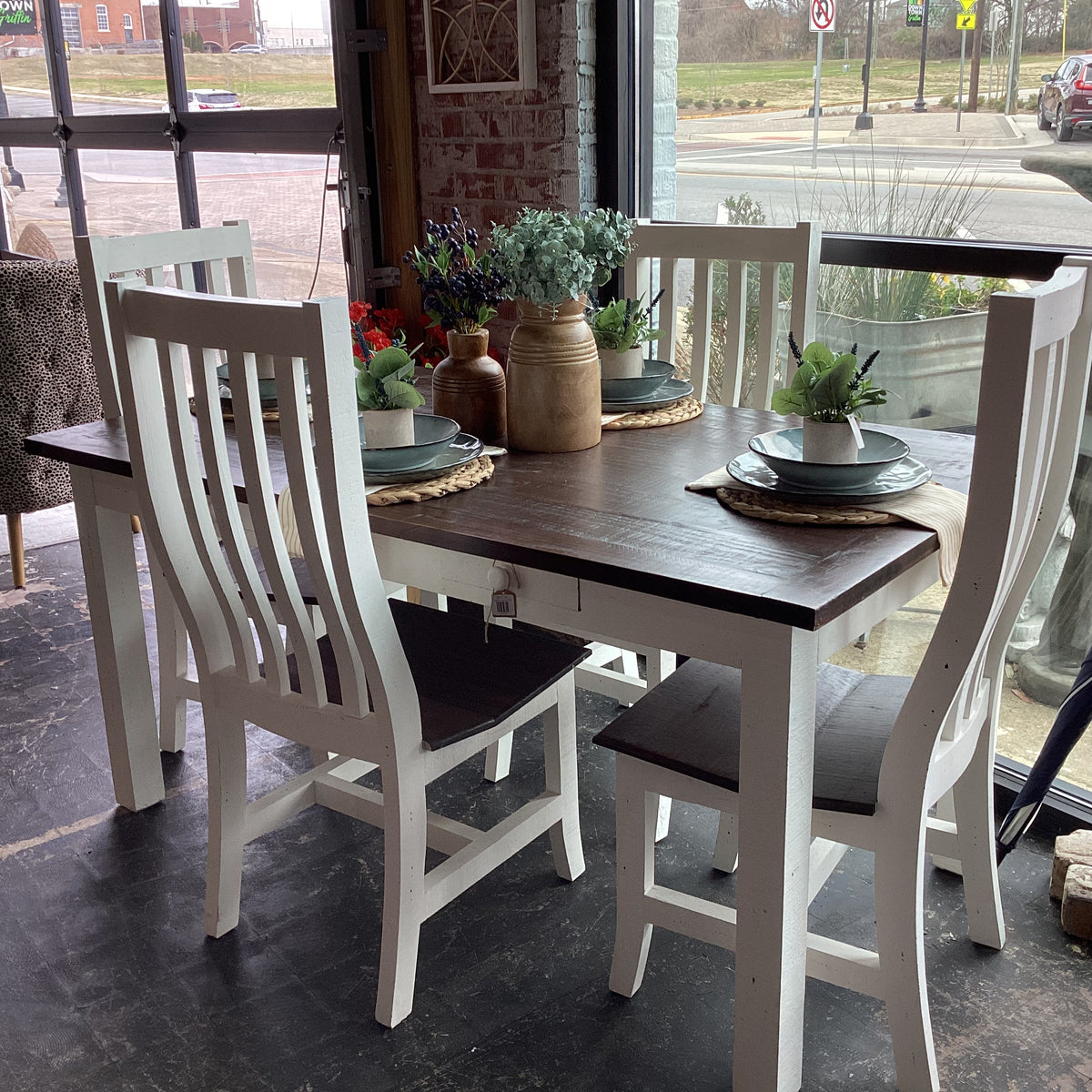 Savannah Dining Table Set The Cotton Mill Mercantile