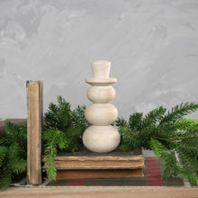 Load image into Gallery viewer, Wood Snowman