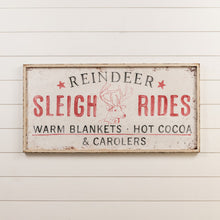 Load image into Gallery viewer, Reindeer Sleigh Ride SIgn