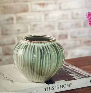 Wide Ceramic Pot
