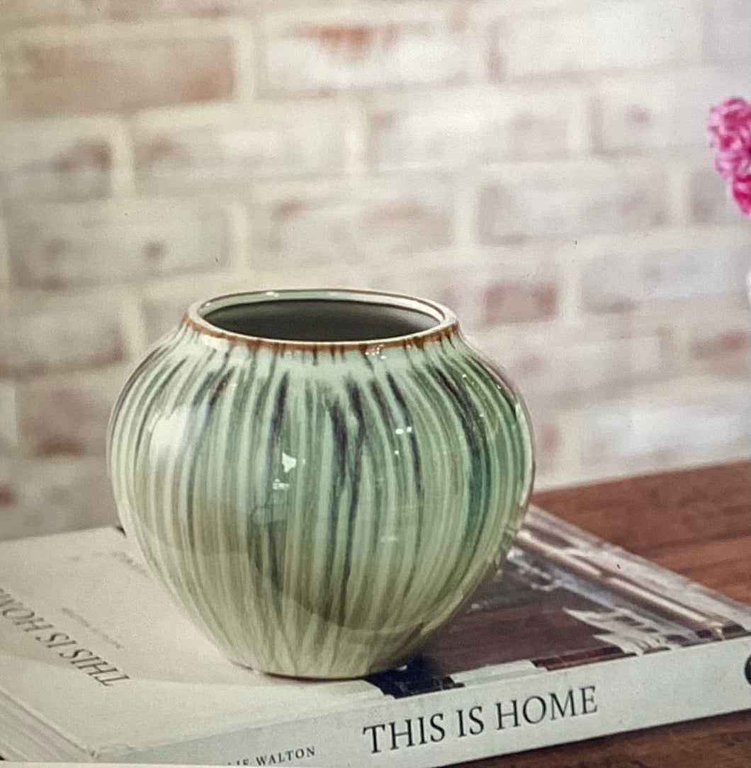 Wide Ceramic Pot