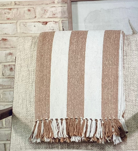 Striped Throw