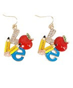 Teacher Love Earrings