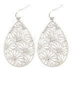 Floral Teardrop Earrings