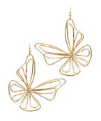Load image into Gallery viewer, Wire Butterfly Earrings