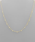Disk Chain Necklace