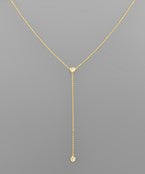 Crystal Accent Chain Necklace