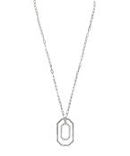 Load image into Gallery viewer, Double Octagon Necklace