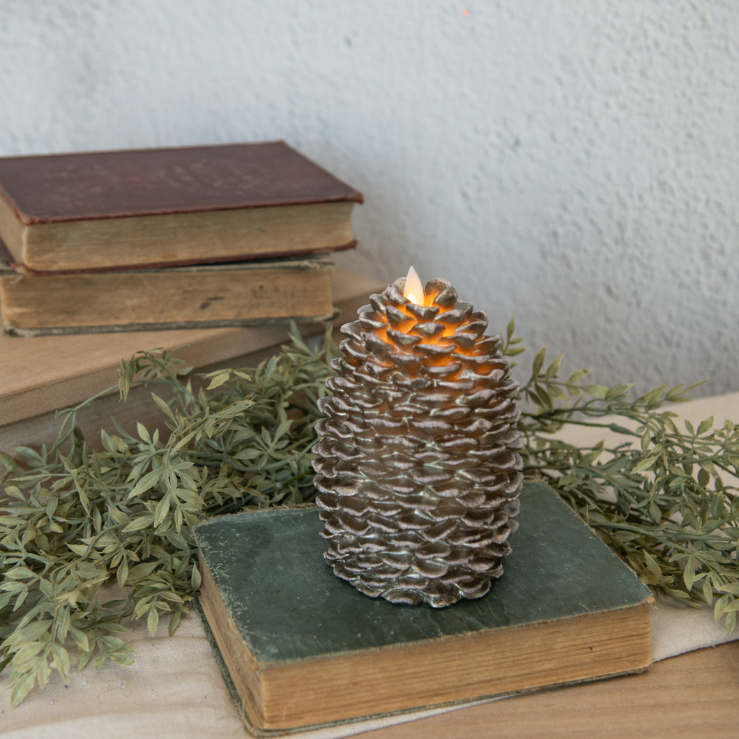 Pine Cone Candle