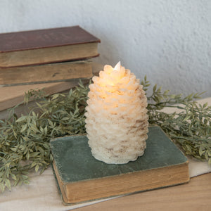 Pine Cone Candle