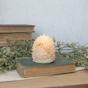 Pine Cone Candle