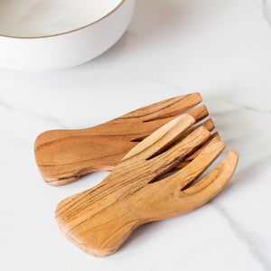 Wood Salad Set 2pc