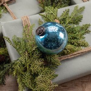 Blue Glass Ornament