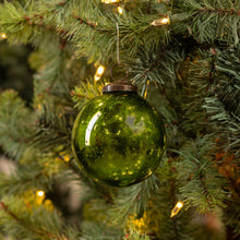 Load image into Gallery viewer, Green Glass Ornament