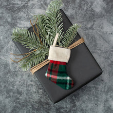 Load image into Gallery viewer, Tartan Stocking Ornament