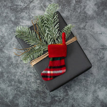 Load image into Gallery viewer, Tartan Stocking Ornament