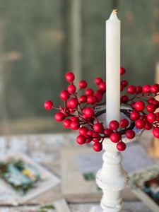 Matte Berry Candle Ring