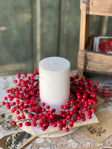 Matte Berry Candle Ring