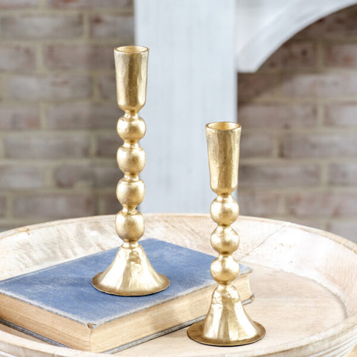 Gold Ball Candlesticks S/2