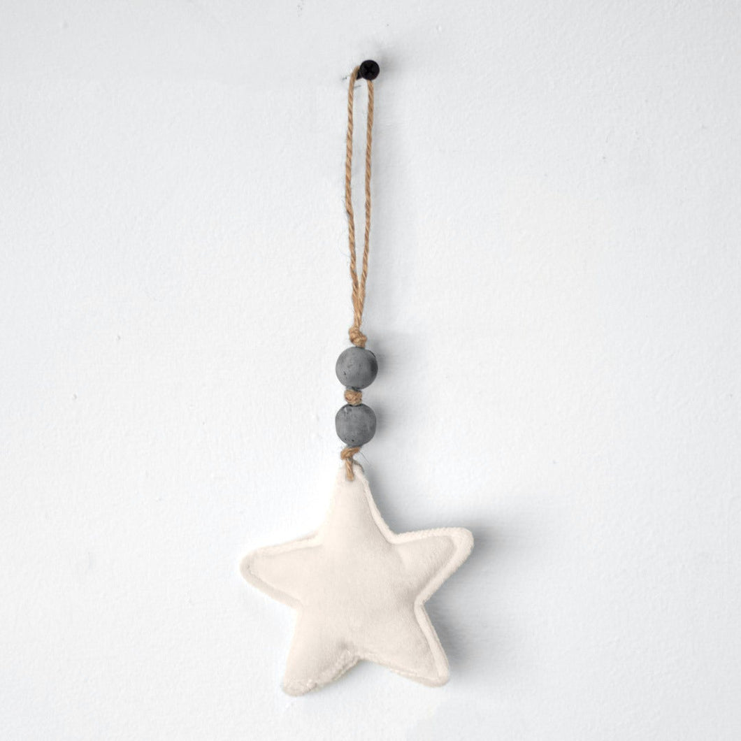 Velvet Star Ornament