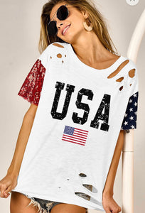 USA Distressed T-Shirt