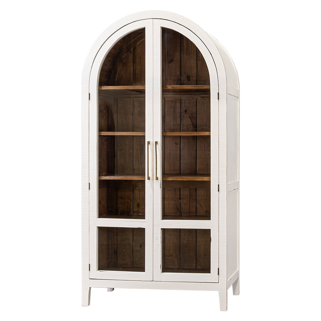 Julia Glass Cabinet White