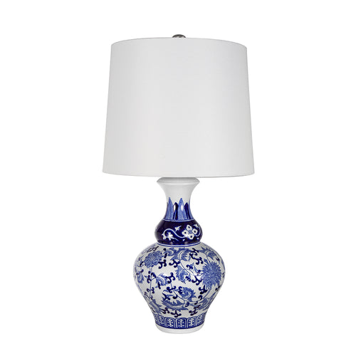 Blue/White Vase Lamp