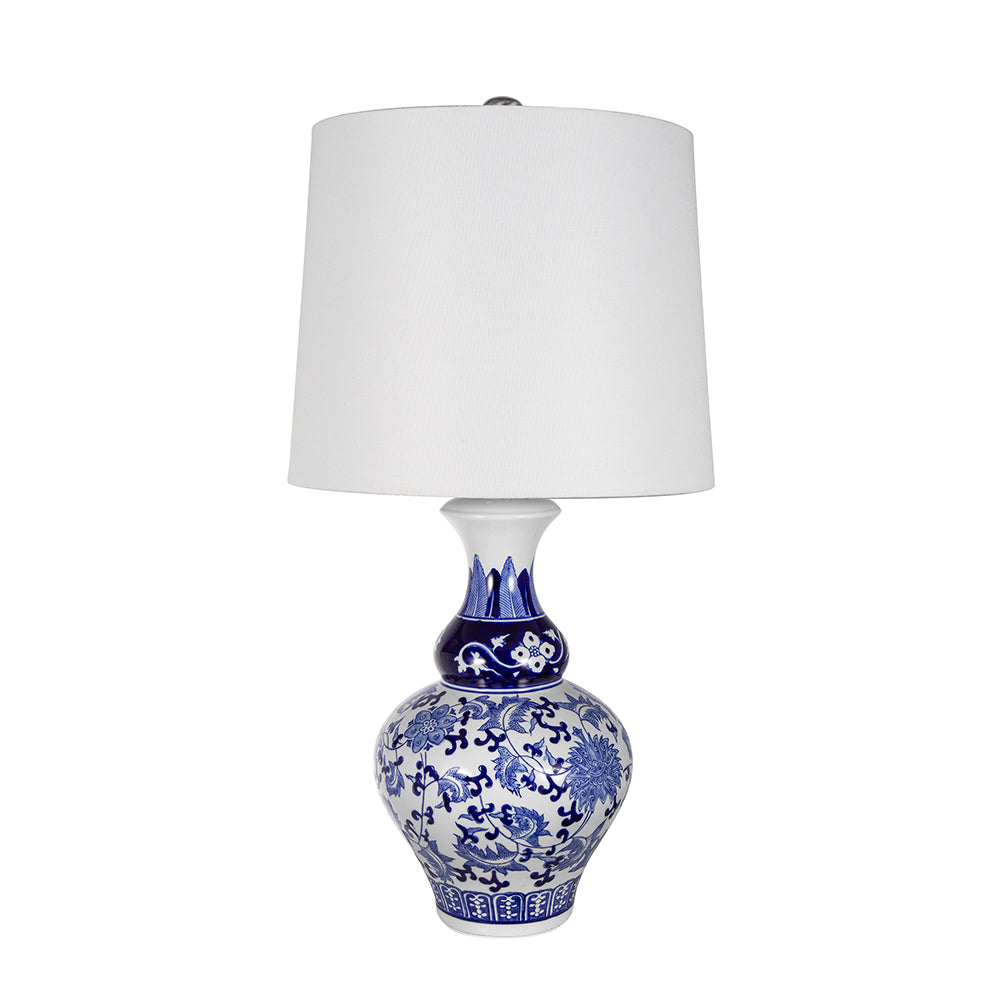 Blue/White Vase Lamp