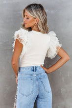 Load image into Gallery viewer, Dotty Ruffle Sleeve Top
