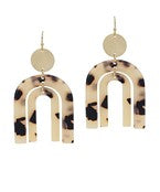 Load image into Gallery viewer, Double Arched Resin Earrings