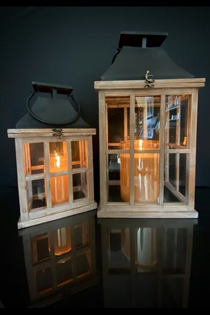 Wood & Metal Lantern