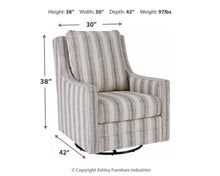 Load image into Gallery viewer, Kambria Glider Accent Chair