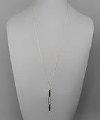 Long Cylinder Necklace