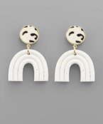 Load image into Gallery viewer, Animal Print Arch Earrings