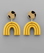 Load image into Gallery viewer, Animal Print Arch Earrings