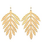 Palm Leaf Earrings