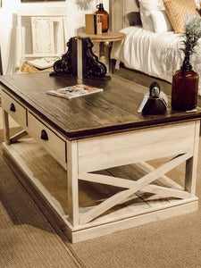Coffee Table 4 Drawer