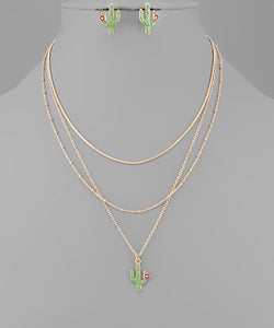 Cactus Layer Necklace