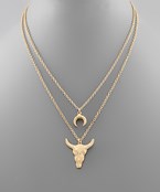 Bull Layer Necklace