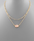 Load image into Gallery viewer, Stone Layer Necklace