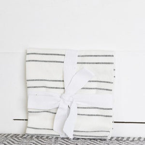 Stripe White Dish Towel