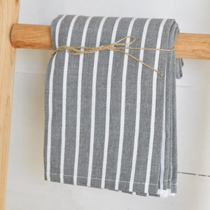 Charcoal White Dish Towels (Set of 3)