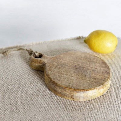 Round Small Wood Board