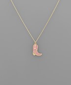 Load image into Gallery viewer, Boot Necklace