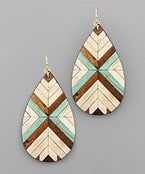 Arrow Teardrop Earrings