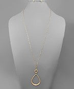 Teardrop Long Necklace