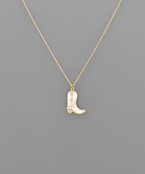 Load image into Gallery viewer, Boot Necklace