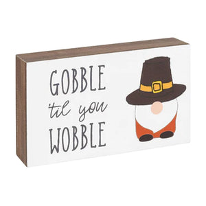 Gobble Pilgrim Gnome Block