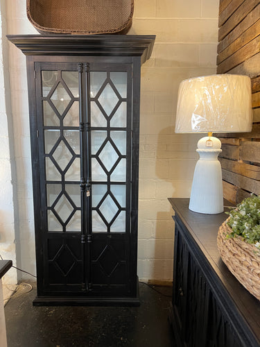 Diamond Glass Door Display Cabinet