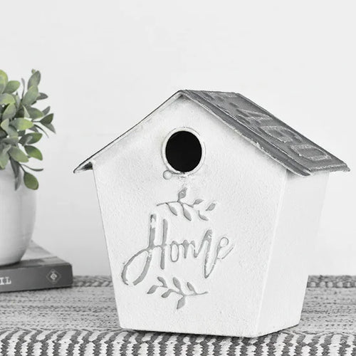 Wall Tin Bird Home